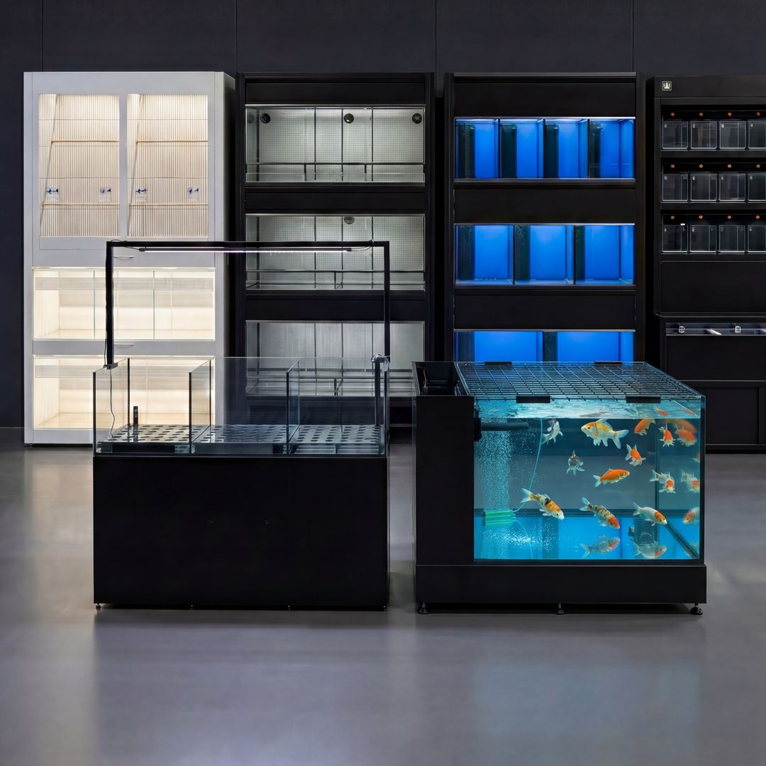 Professional zoological display racks for pet shops